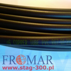 Rura  Miedziana  Fi 6 PVC (50 m)