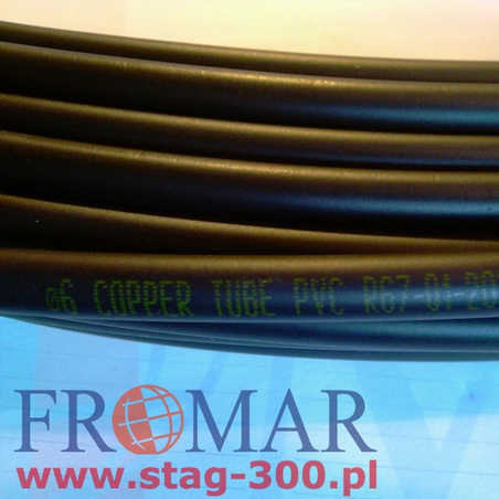 Rura  Miedziana Fi 6 PVC (25 m)